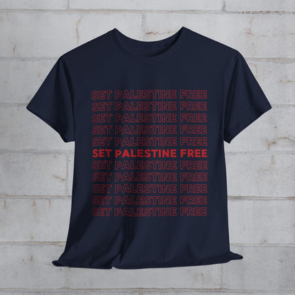 Set Palestine Free - Unisex Cotton Tee