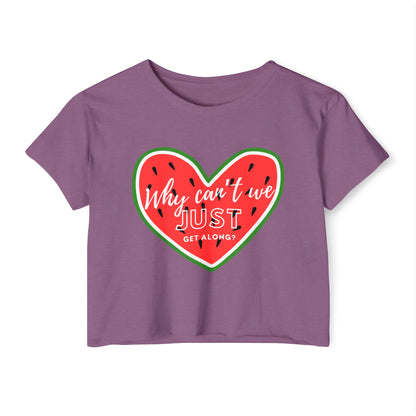 Get Along - Women's Festival Crop Top