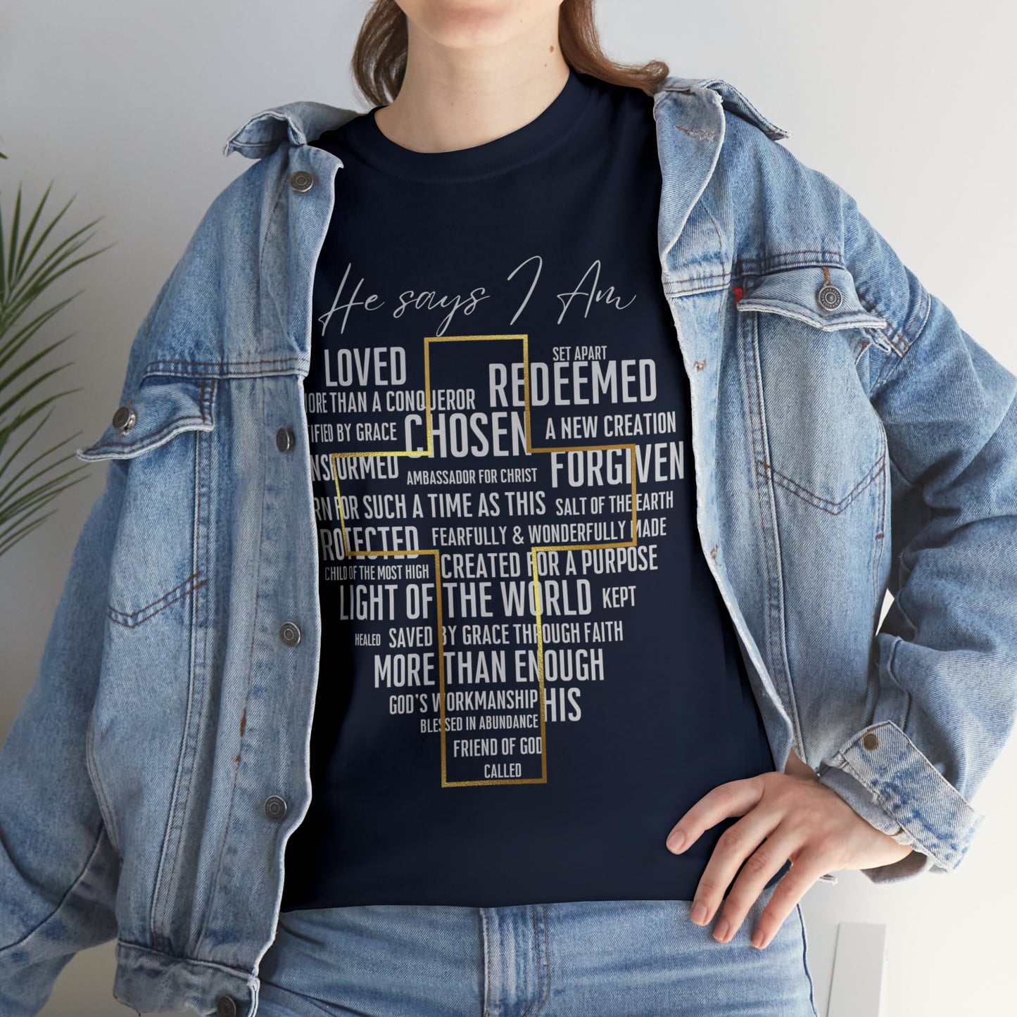 Loved, Chosen, His - Heavy Cotton Tee (Unisex)
