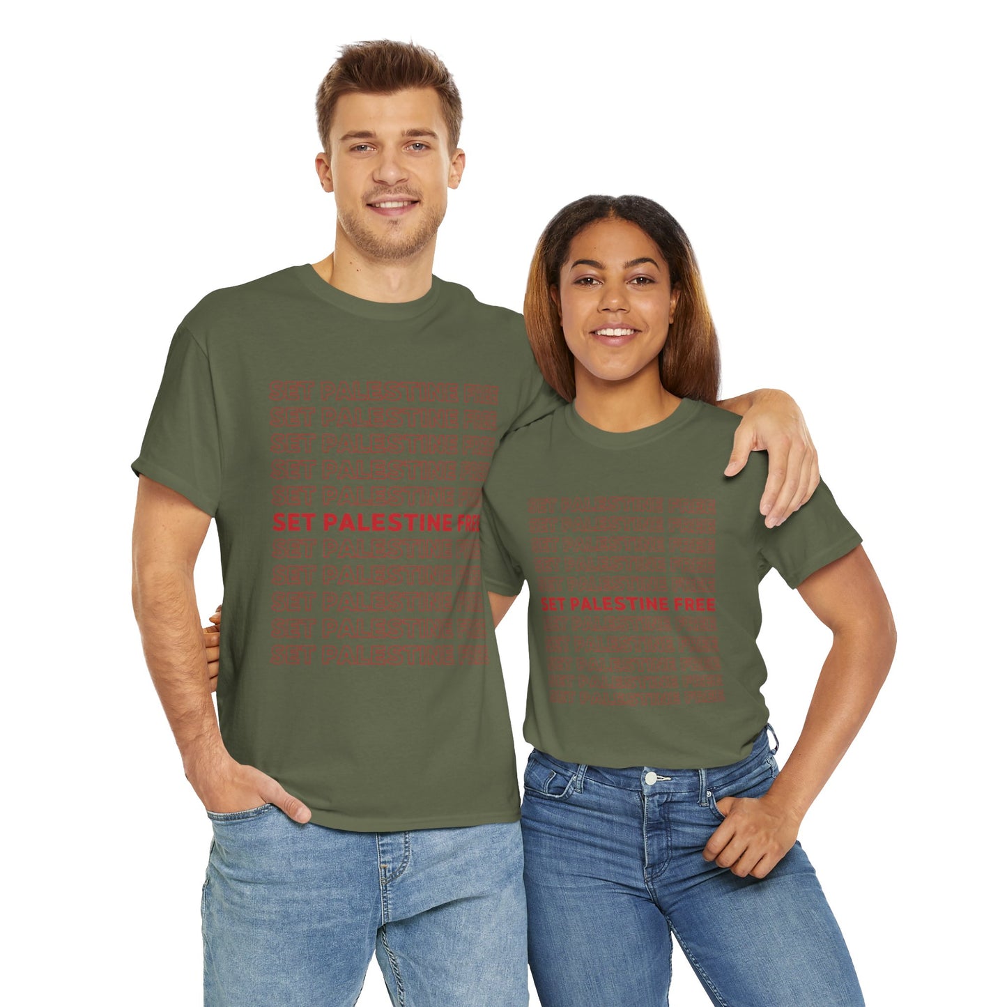 Set Palestine Free - Unisex Cotton Tee