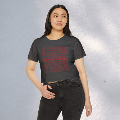 Set Palestine Free - Women's Festival Crop Top