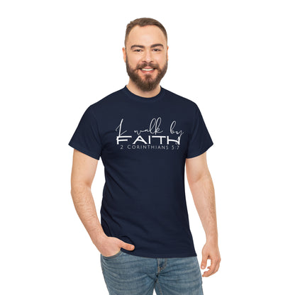 By Faith - Heavy Cotton Tee (Unisex)