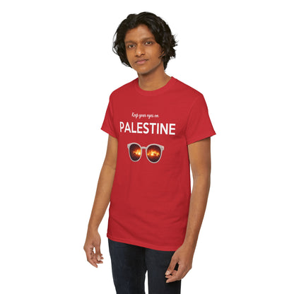 2 Eyes On Palestine - Unisex Cotton Tee