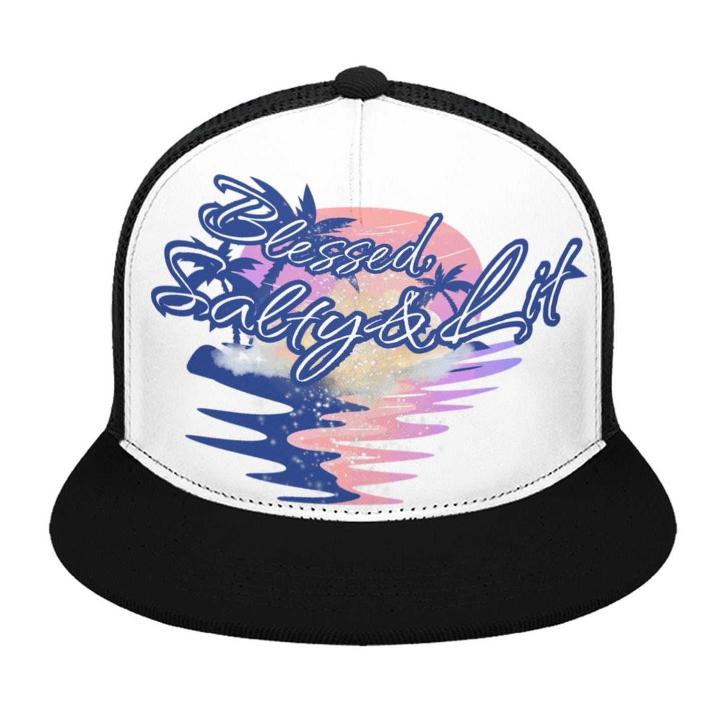 Salty & Lit (Matt. 5:13-14) - Flat Brim Trucker Hat