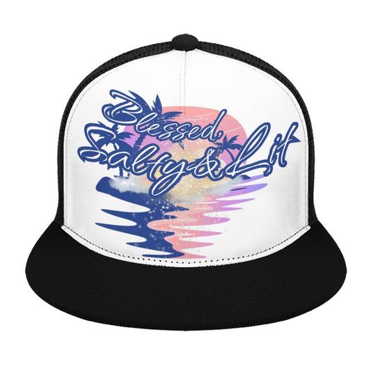 Salty & Lit (Matt. 5:13-14) - Flat Brim Trucker Hat