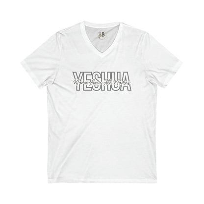 Yeshua - Jersey V-Neck Tee (Unisex)