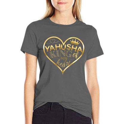 Yahusha, King of My <3 - Women's 100% Cotton Tee