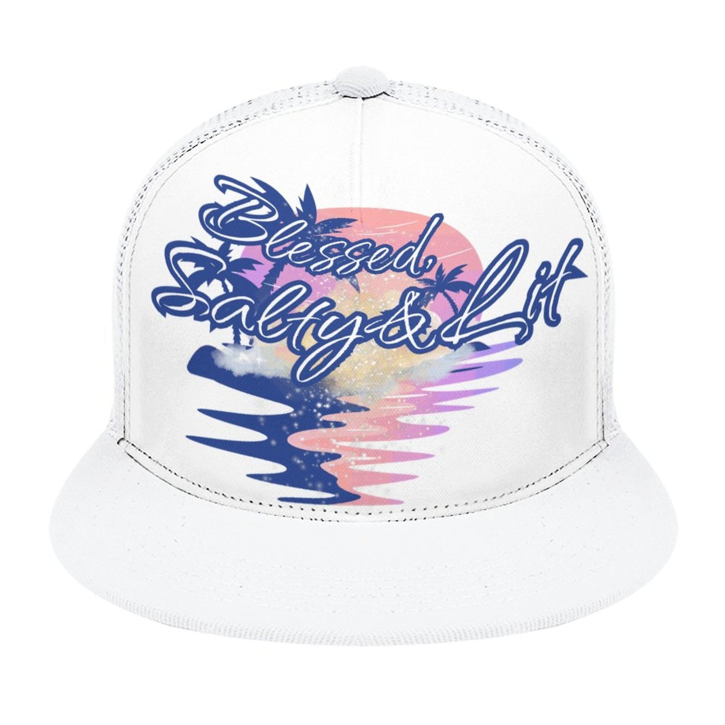 Salty & Lit (Matt. 5:13-14) - Flat Brim Trucker Hat