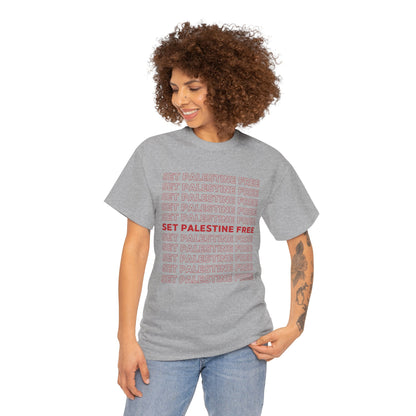 Set Palestine Free - Unisex Cotton Tee