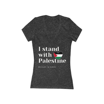 Because I'm Human - Women's Deep V-Neck Tee