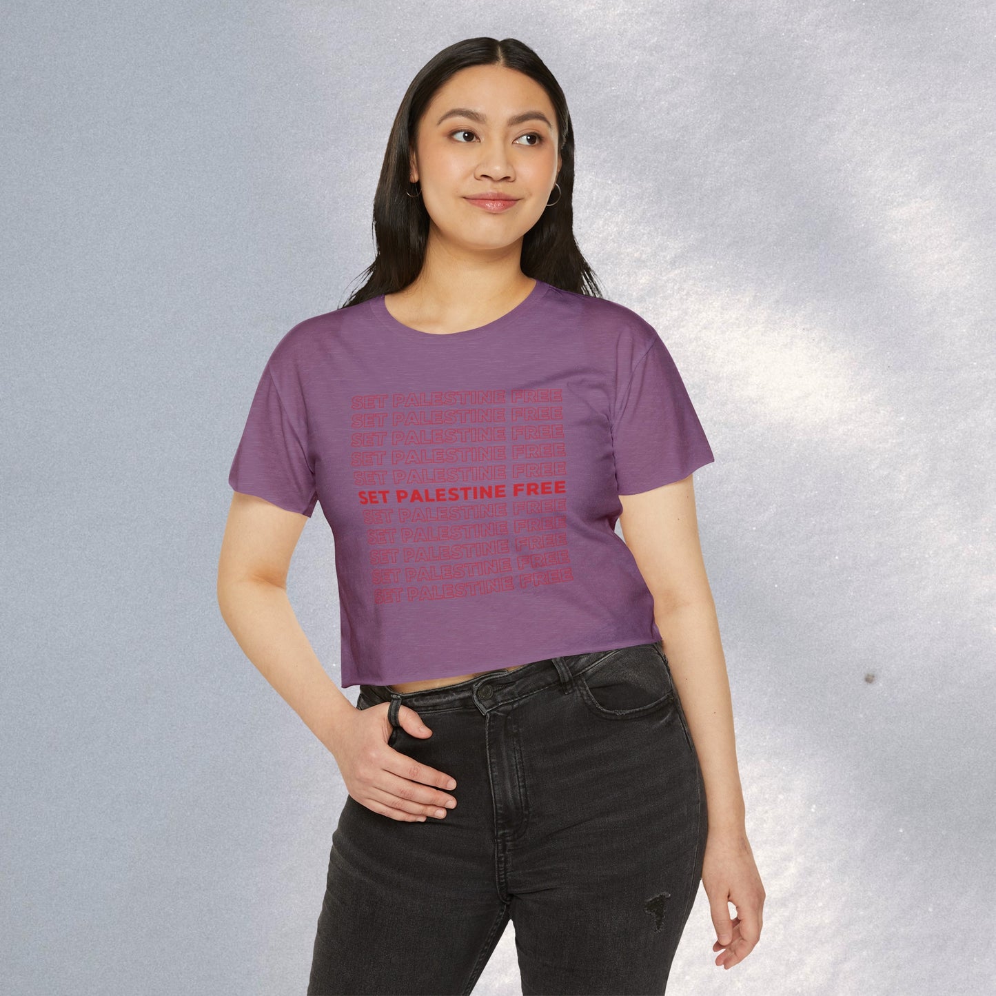 Set Palestine Free - Women's Festival Crop Top