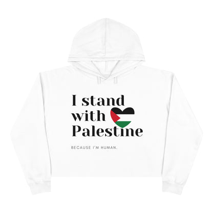 Because I'm Human - Crop Hoodie