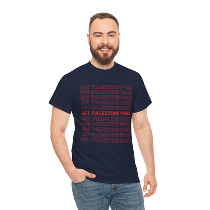 Set Palestine Free - Unisex Cotton Tee