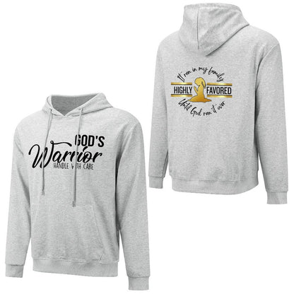 God's Favored - Cotton Hoodie with Pocket