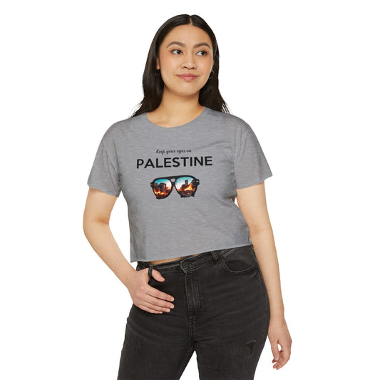 Eyes On Palestine - Women's Festival Crop Top