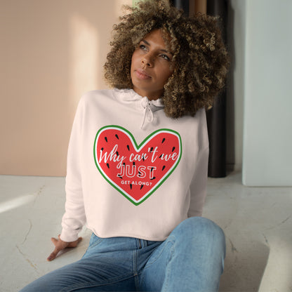 Get Along - Crop Hoodie