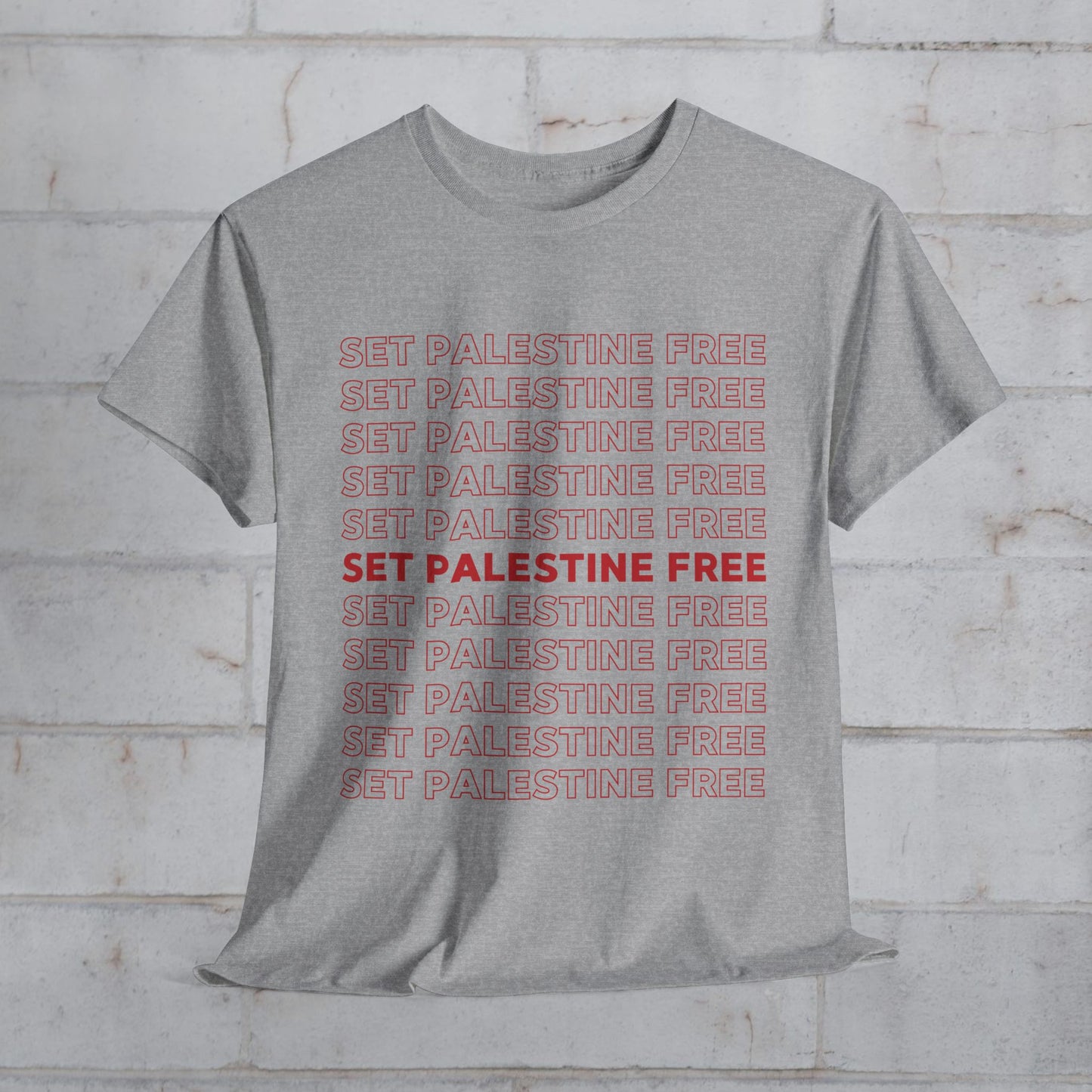 Set Palestine Free - Unisex Cotton Tee