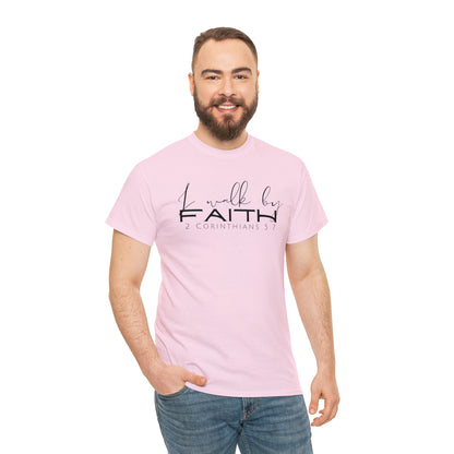 By Faith - Heavy Cotton Tee (Unisex)