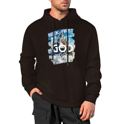 Kingdom of God - Cotton Hoodie with Pocket