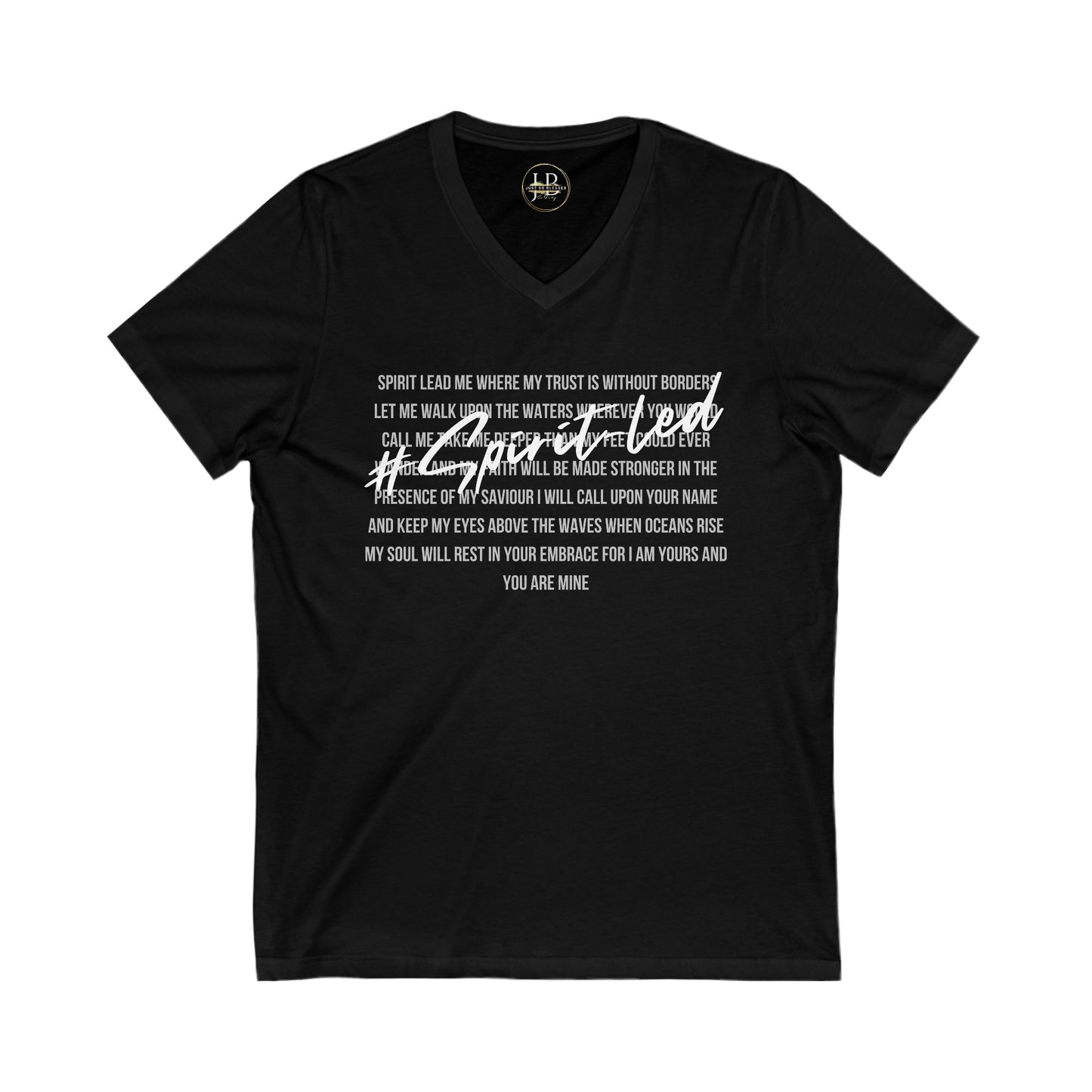 Spirit Lead Me - Jersey V-Neck Tee (Unisex)