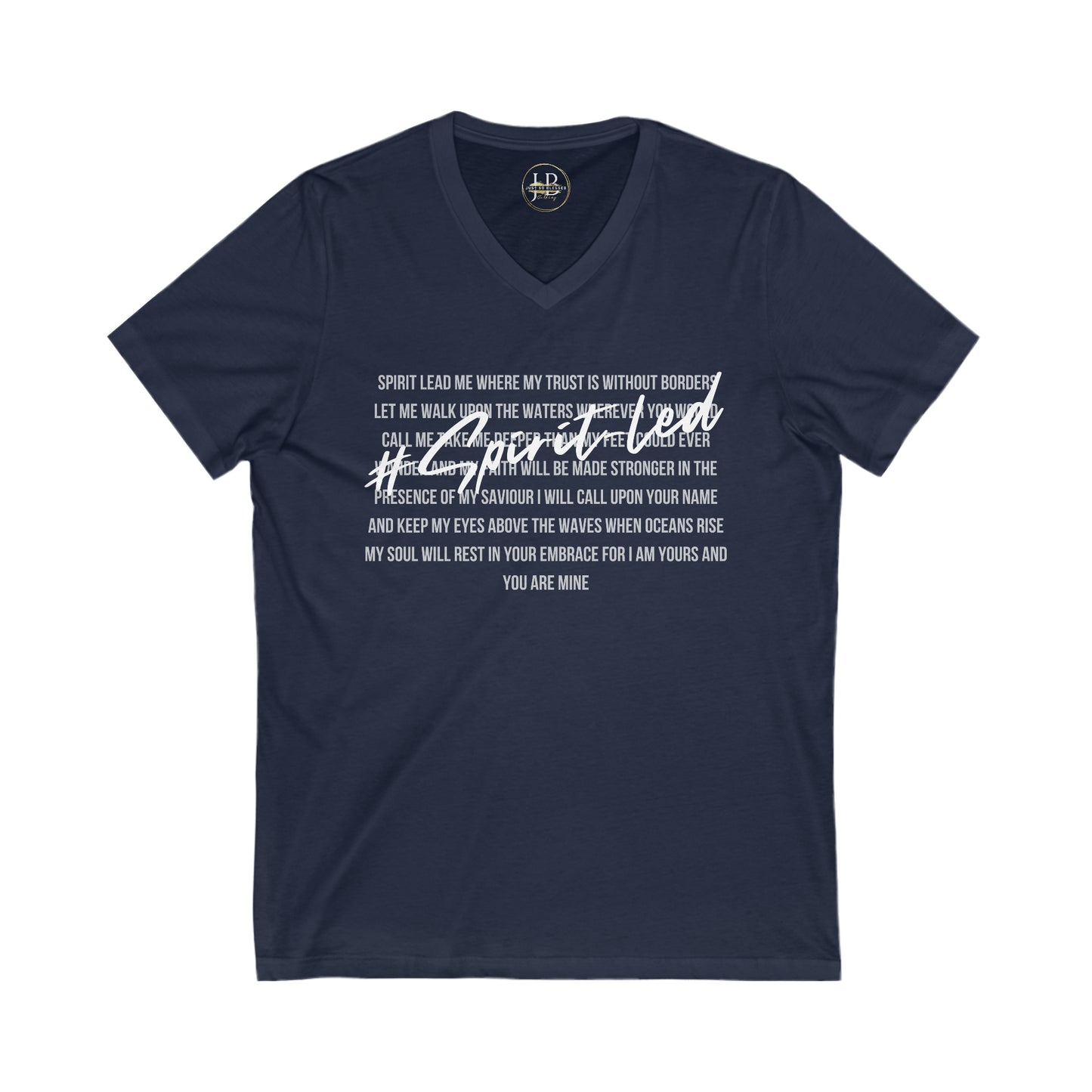 Spirit Lead Me - Jersey V-Neck Tee (Unisex)