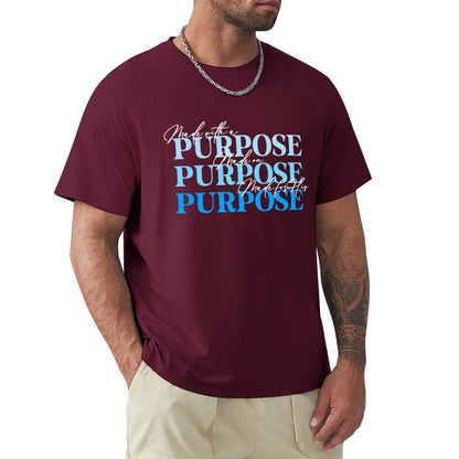 Minimalist on Purpose - Men's Cotton Tee Shirt