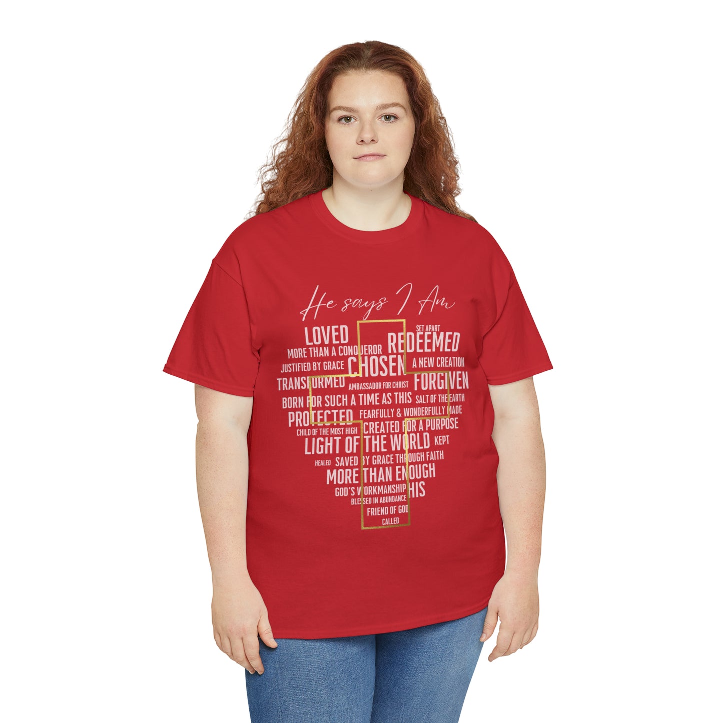 Loved, Chosen, His - Heavy Cotton Tee (Unisex)