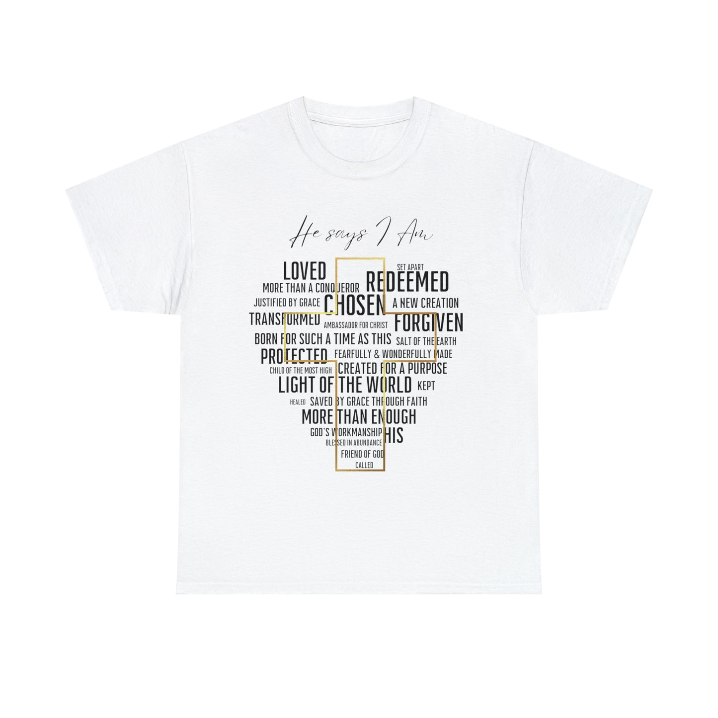 Loved, Chosen, His - Heavy Cotton Tee (Unisex)
