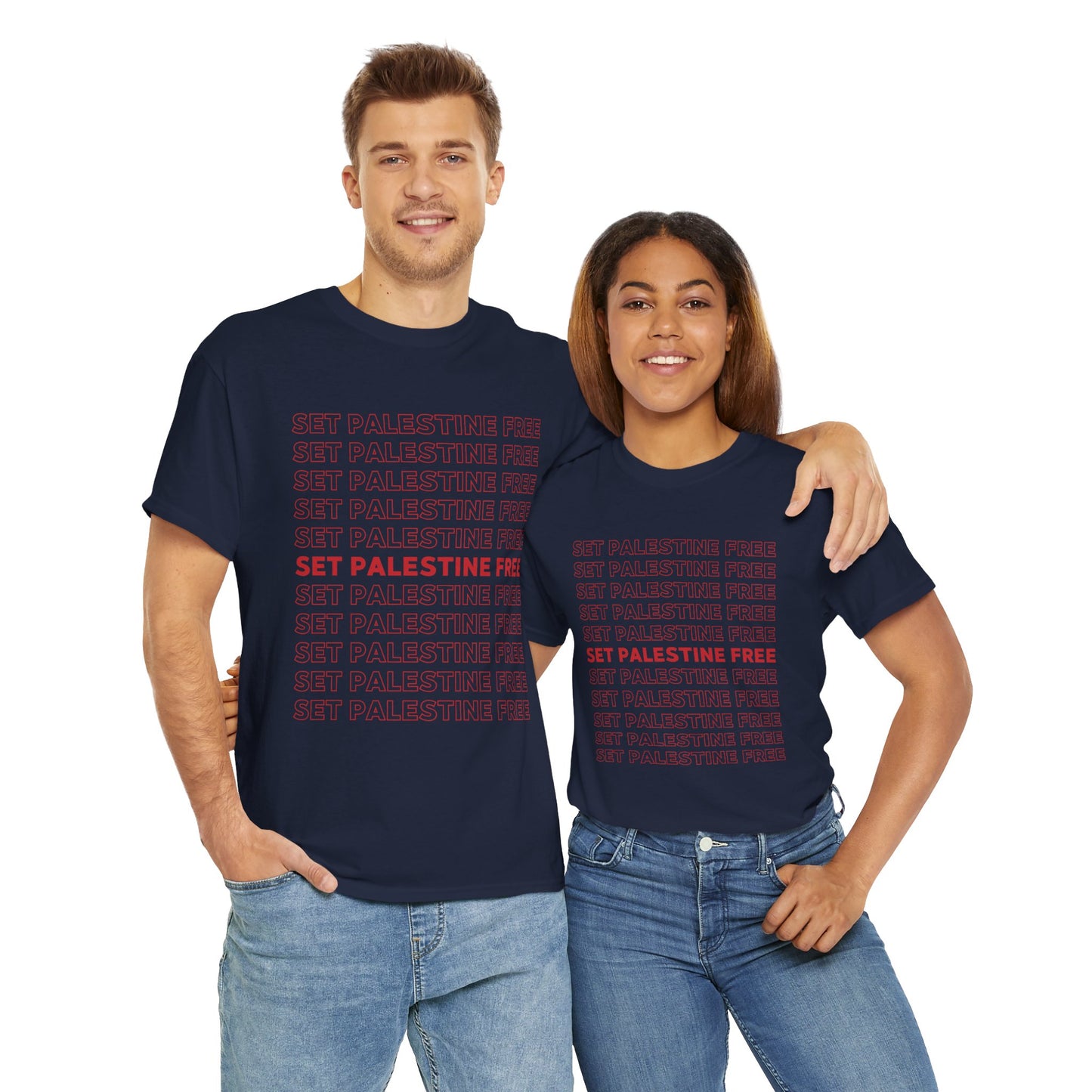 Set Palestine Free - Unisex Cotton Tee