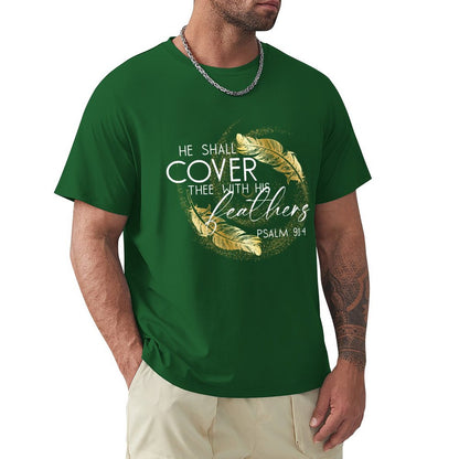 Covered in Feathers - Men's Cotton Tee Shirt