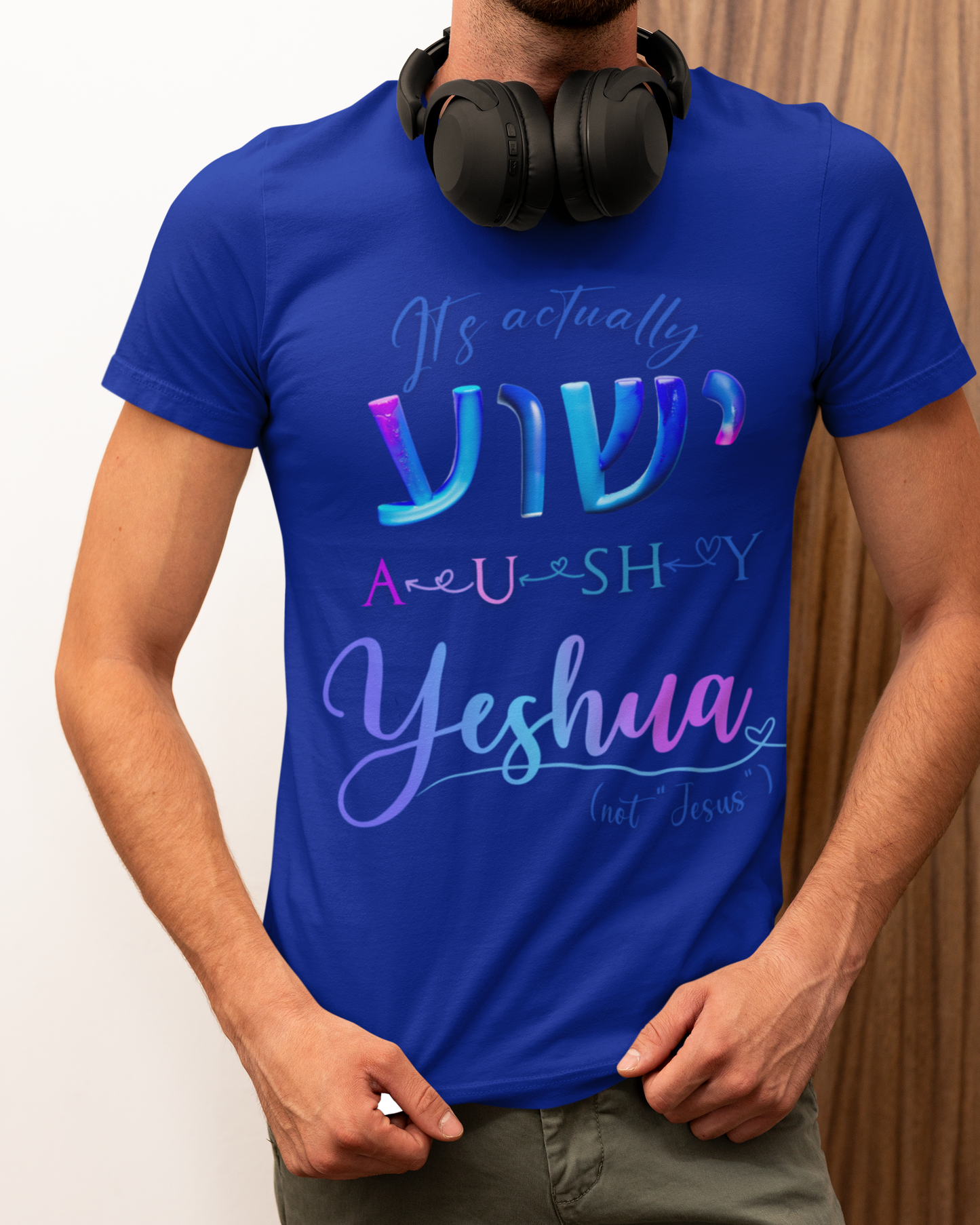 Actually YESHUA - Men's Cotton Tee Shirt