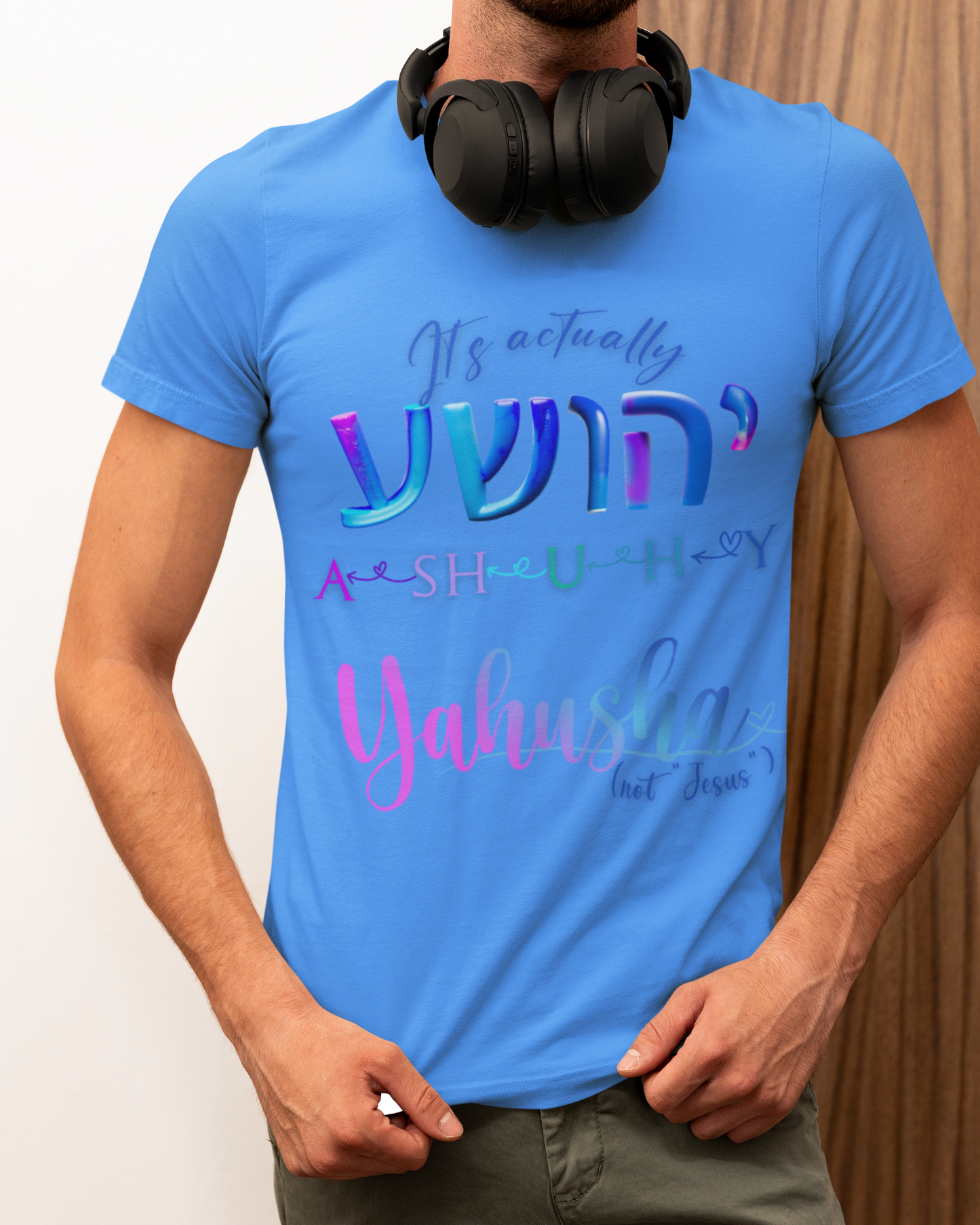 Actually Yahusha - Men's Cotton Tee Shirt