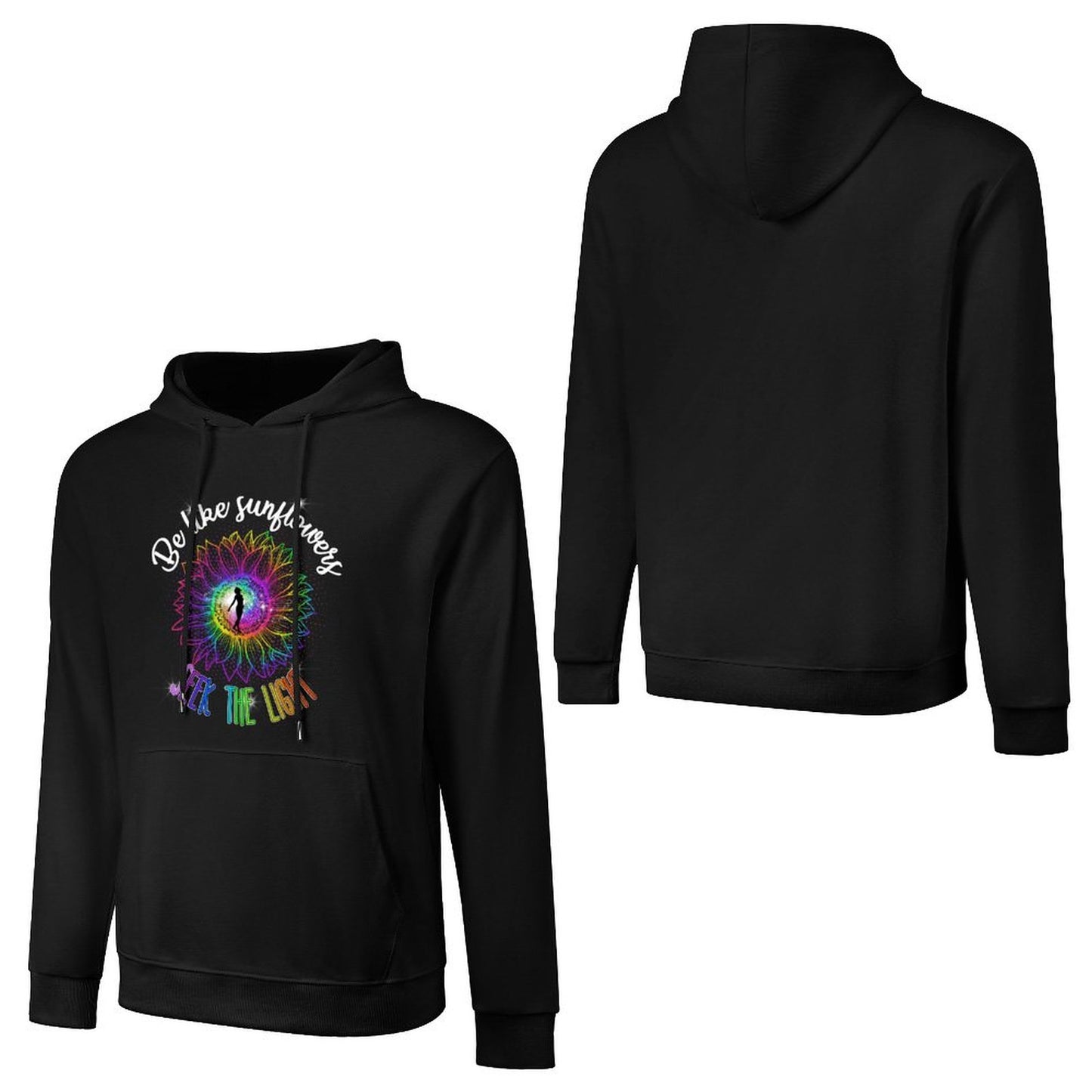 Sunflowers - Cotton Hoodie with Pocket