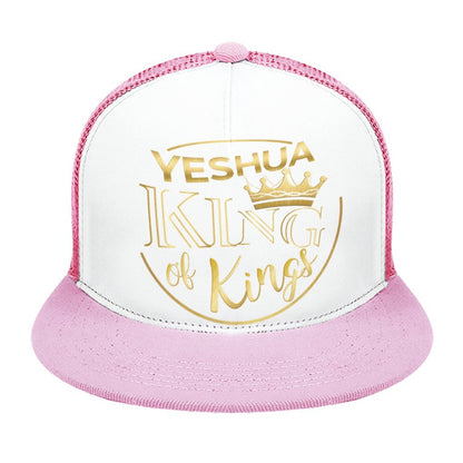YESHUA, King of Kings - Flat Brim Trucker Hat