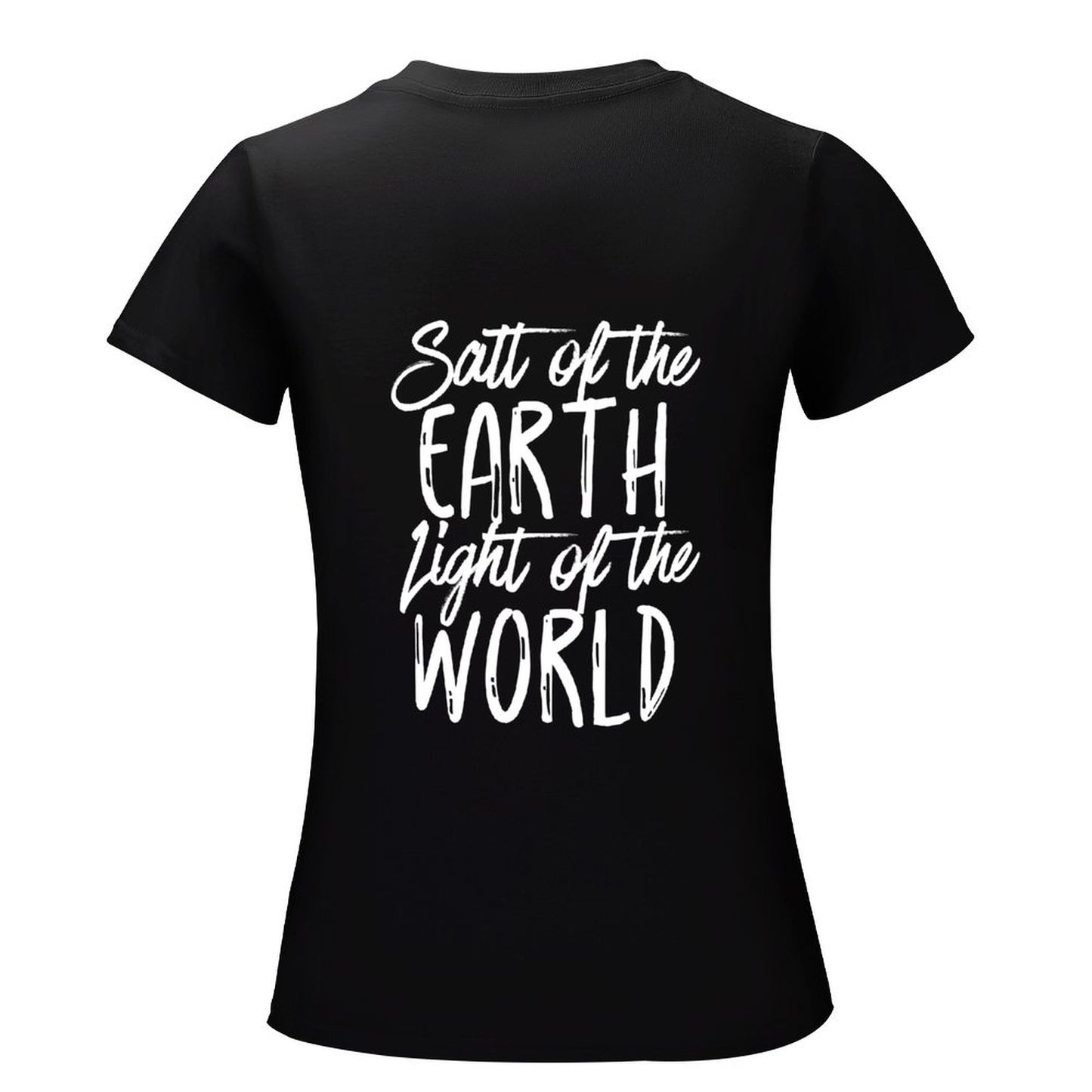 Blessed, Salty & Lit (White) - Women's 100% Cotton Tee