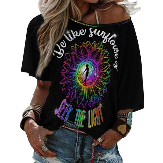Sunflowers - Women’s Off the Shoulder Tee