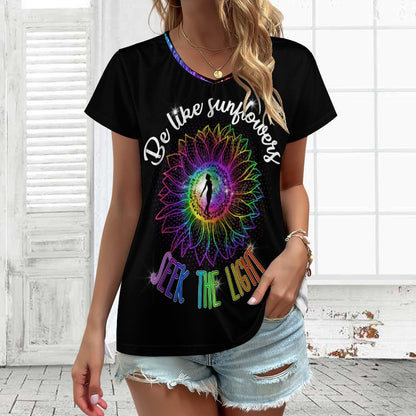 Sunflowers - Women's V-Neck T-Shirt