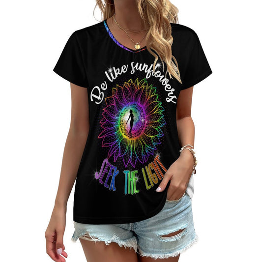 Sunflowers - Women's V-Neck T-Shirt