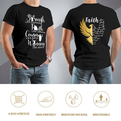 #Winning Like Jesus - Men's Cotton Tee Shirt
