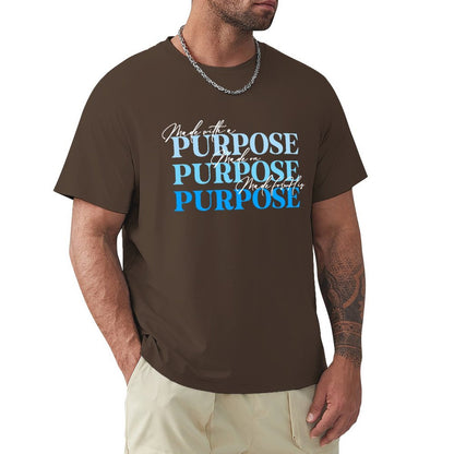 Minimalist on Purpose - Men's Cotton Tee Shirt