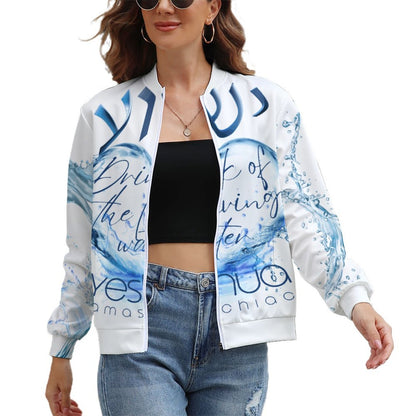 YESHUA, Living Waters - Women's Zipper Jacket LLJK