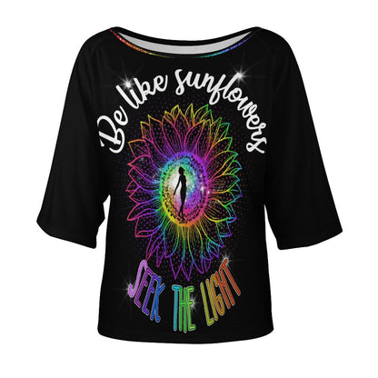 Sunflowers - Women’s Off the Shoulder Tee