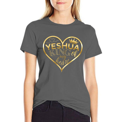 YESHUA, King of My <3 - Women's 100% Cotton Tee