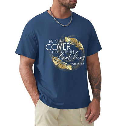 Covered in Feathers - Men's Cotton Tee Shirt