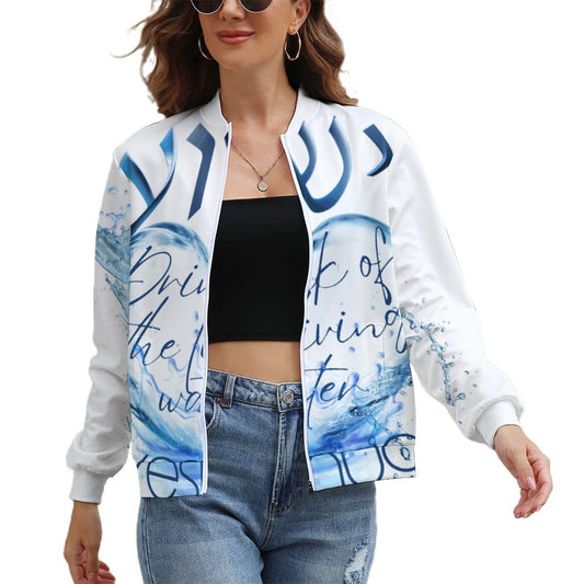 YESHUA, Living Waters - Women's Zipper Jacket LLJK