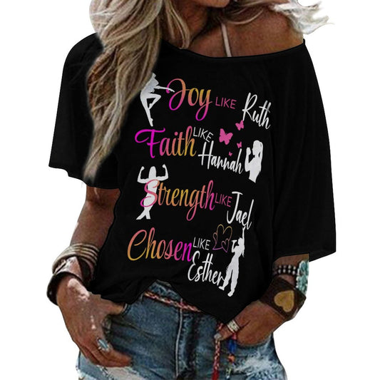 Chosen like Esther - Women’s Off the Shoulder Tee