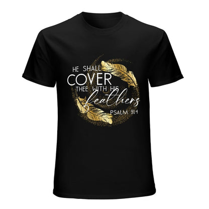 Covered in Feathers - Men's Cotton Tee Shirt