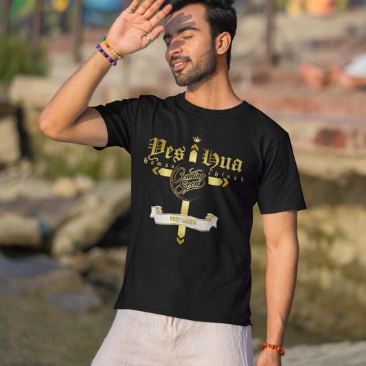 YESHUA, Coming Soon - Men's Cotton Tee Shirt