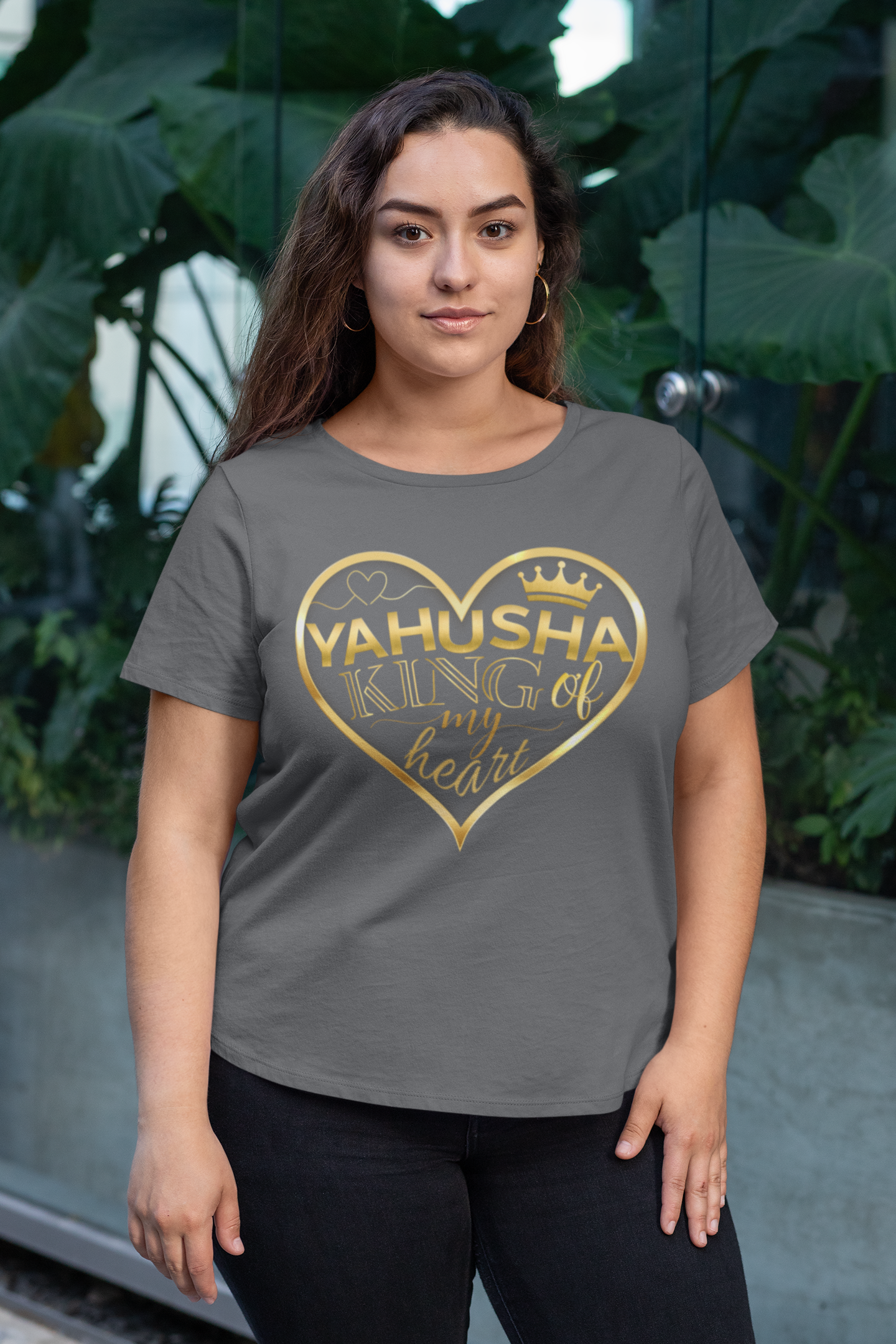 Yahusha, King of My <3 - Women's 100% Cotton Tee