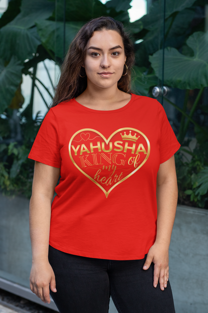 Yahusha, King of My <3 - Women's 100% Cotton Tee